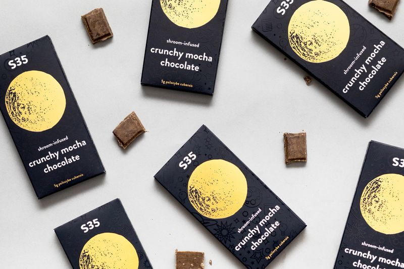  S35 Crunchy Mocha Shroom Chocolate