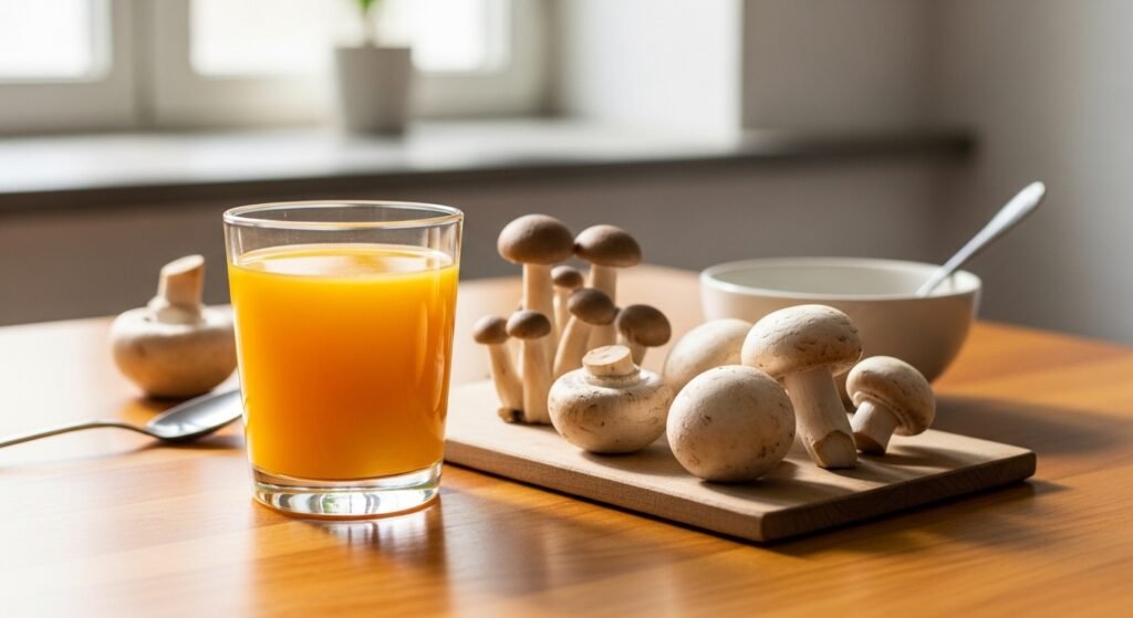 Orange Juice and Shrooms